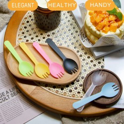 4.3" Mini Disposable Sporks 100ct