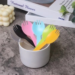 4.3" Mini Disposable Sporks 100ct