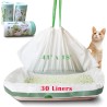 Jumbo Cat Litter Box Liners - 30 Count